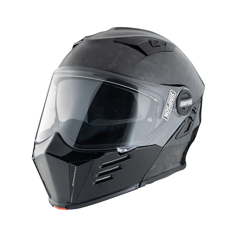 Simpson Darksome Helmet Forged Carbon - Black