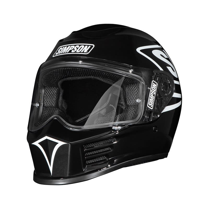 Simpson Speed Helmet 12 O'Clock - Black