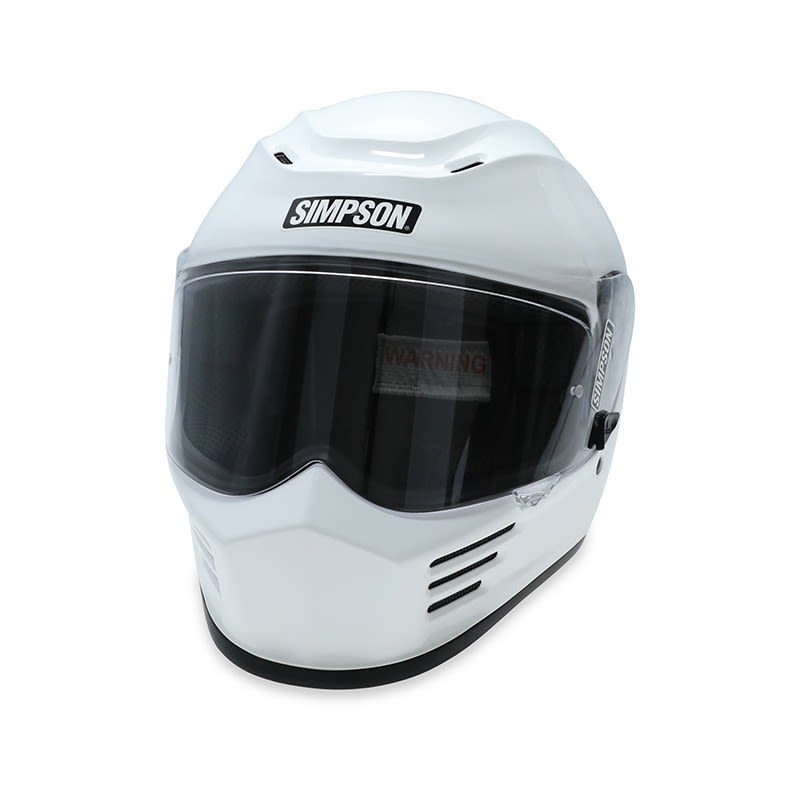 Simpson Speed Helmet White