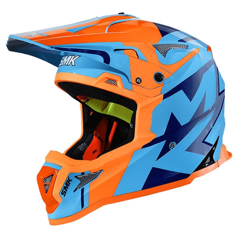 SMK Allterra Helmet X-Power GL557 - Blue/Orange