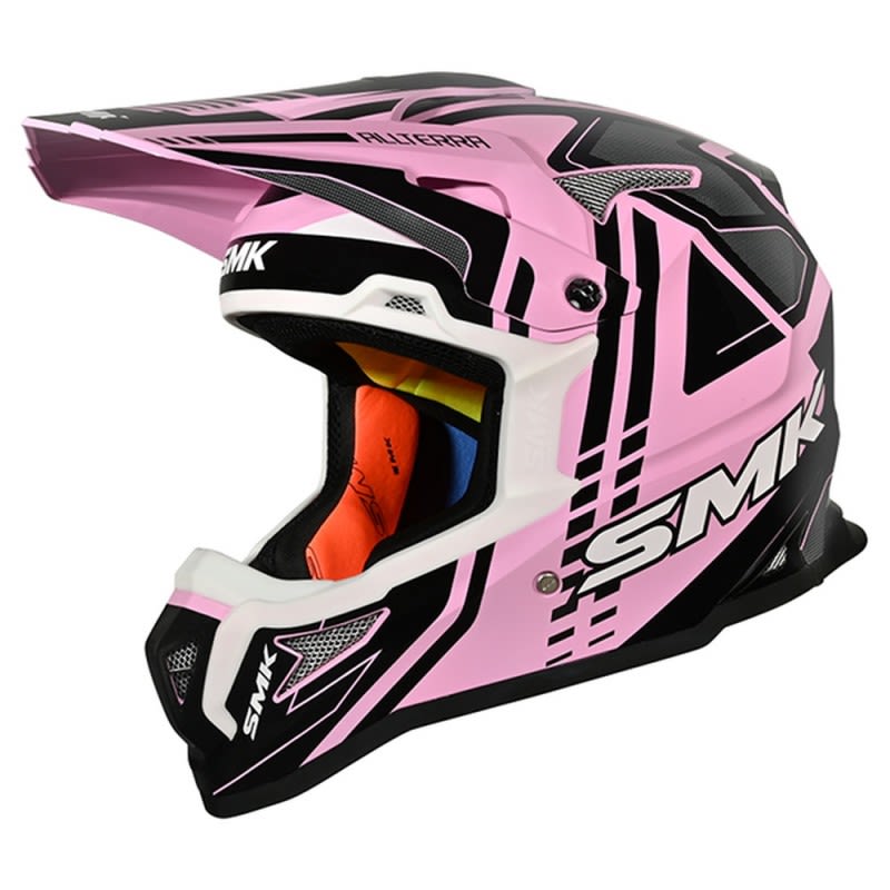 SMK Allterra Helmet X-Sprint GL321 - Pink/Black/White