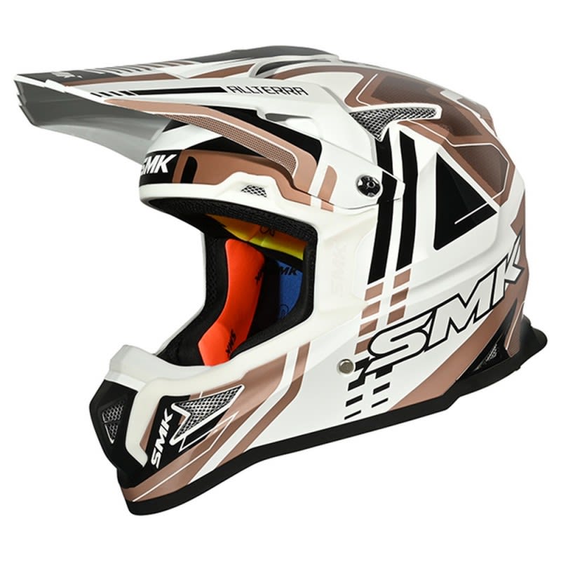 SMK Allterra Helmet X-Sprint MA172 - Matte White/Orange/Blue
