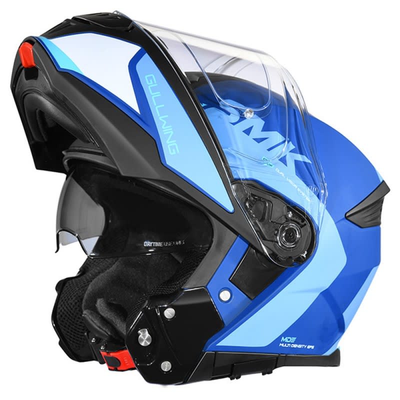 SMK Gullwing Helmet Kresto MA551 - Matte Blue/White