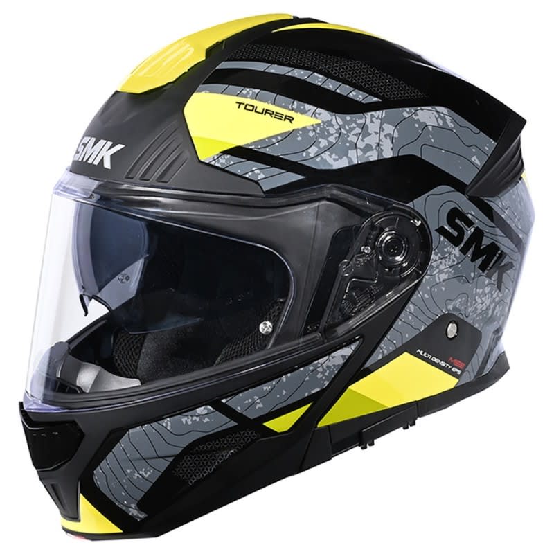 SMK Gullwing Helmet Navigator GL264 - Black/Grey/Yellow