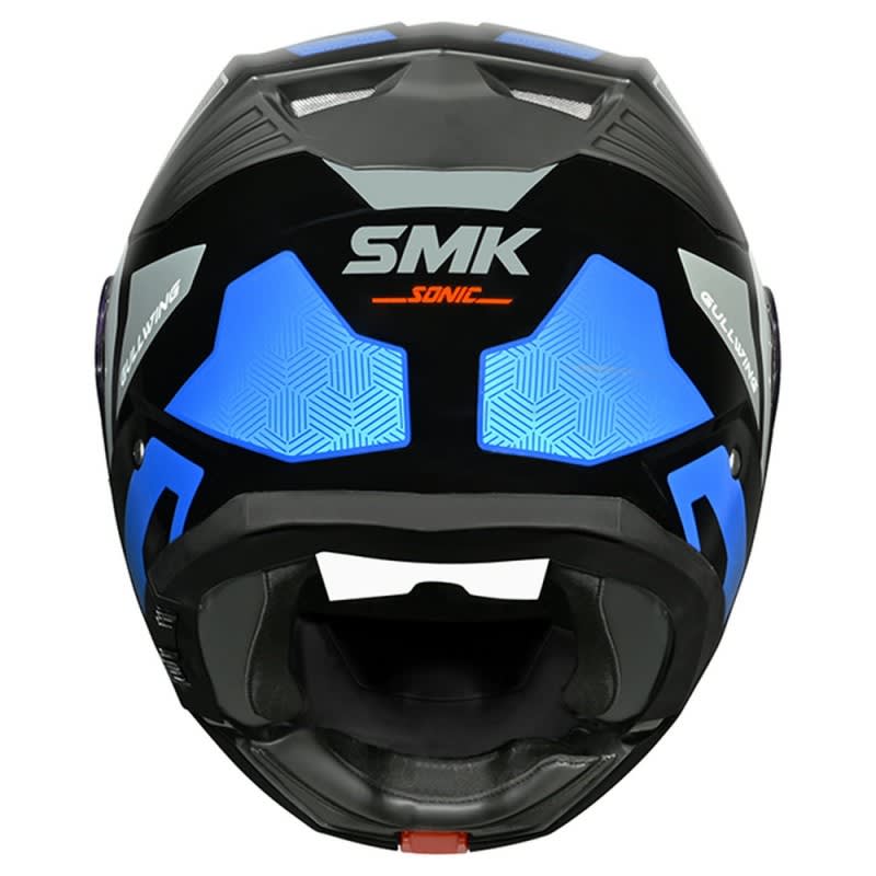SMK Gullwing Helmet Sonic GL256 - Black/Blue/Grey