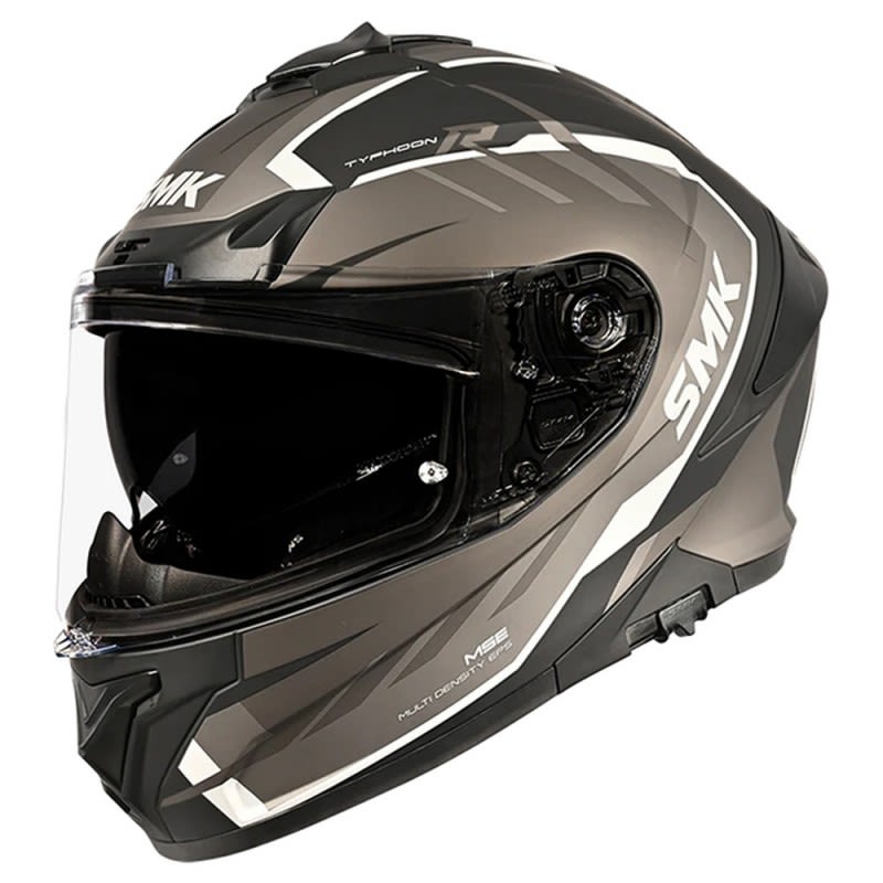 SMK Stellar Helmet Aerot MA266 - Matte Black/Grey