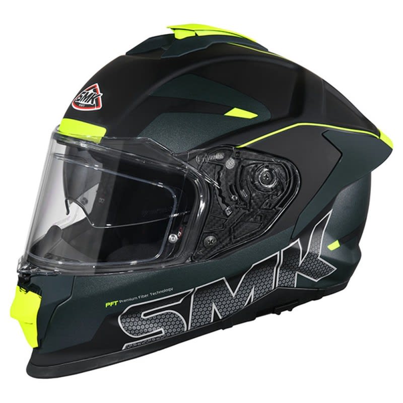 SMK Titan Helmet Firefly MA284 - Matte Black/Green