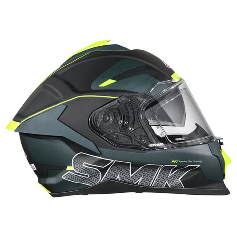 SMK Titan Helmet Firefly MA284 - Matte Black/Green