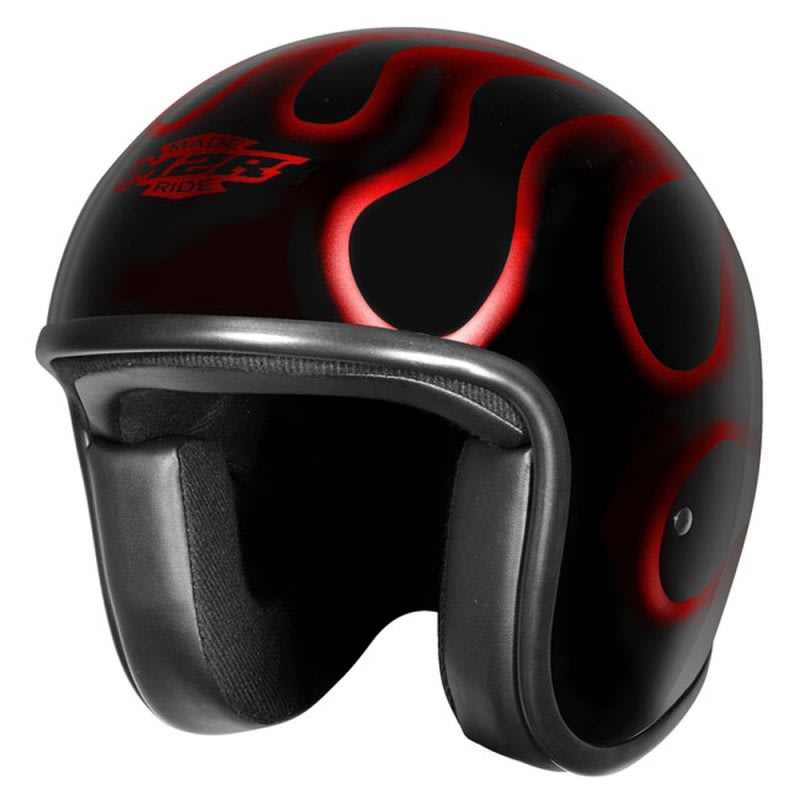 M2R Custom Fg Helmet Flamed PC-1 - Red