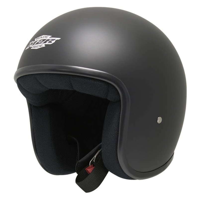 M2R Custom Fg Helmet Without Peak - Matte Black