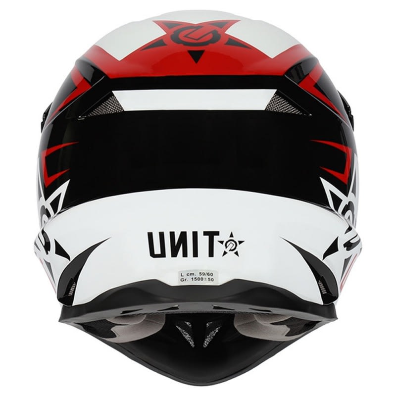 M2R Exo Helmet Unit Protech PC-1 - Red/White