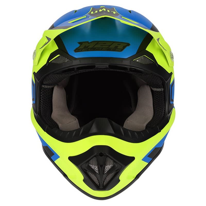 M2R Exo Helmet Unit Protech PC-2F - Matte Blue/Hi-Vis