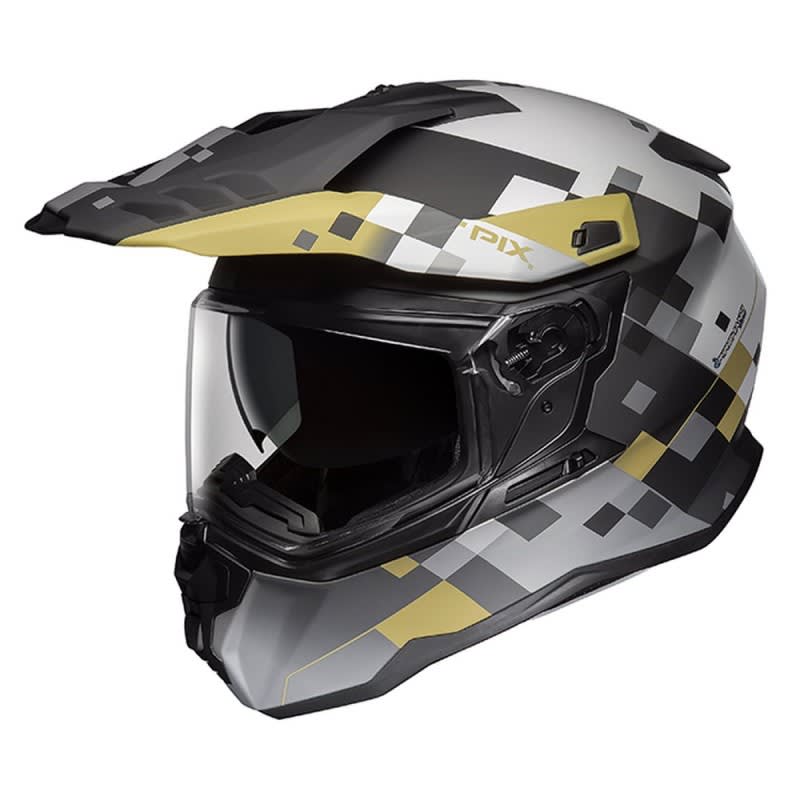M2R Hybrid Helmet Pix PC-9F - Black/Grey