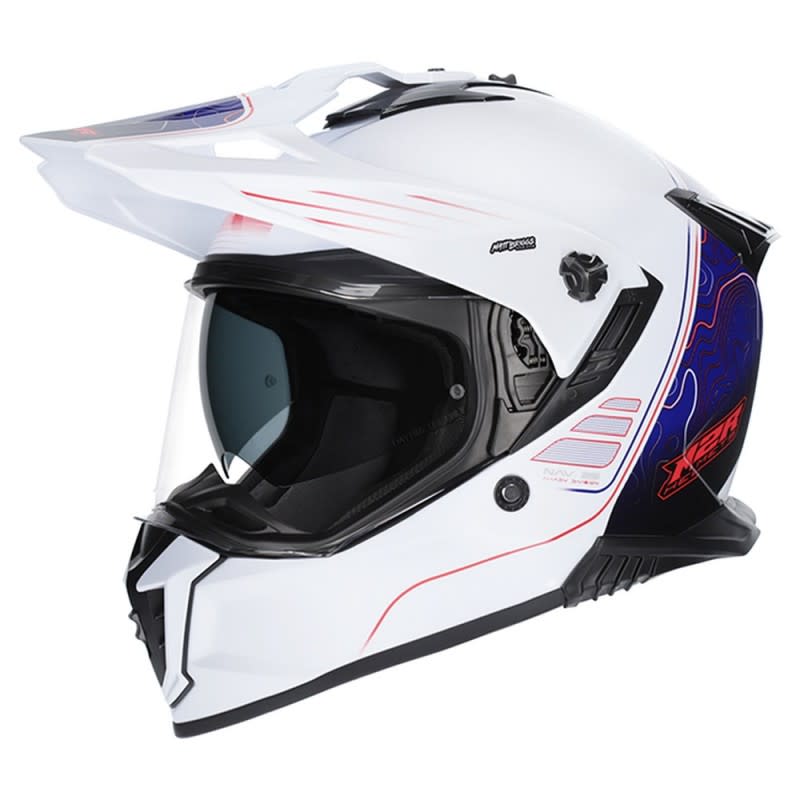 M2R Navigator Helmet Elevate PC-10 - Red/White/Blue
