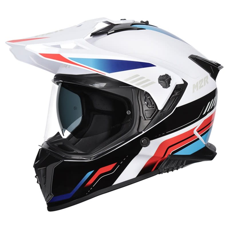 M2R Navigator Helmet Venture Pc- 10 - Red/White/Blue