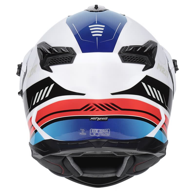 M2R Navigator Helmet Venture Pc- 10 - Red/White/Blue