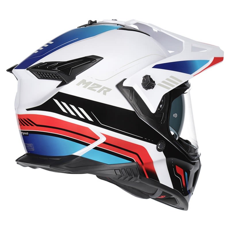 M2R Navigator Helmet Venture Pc- 10 - Red/White/Blue