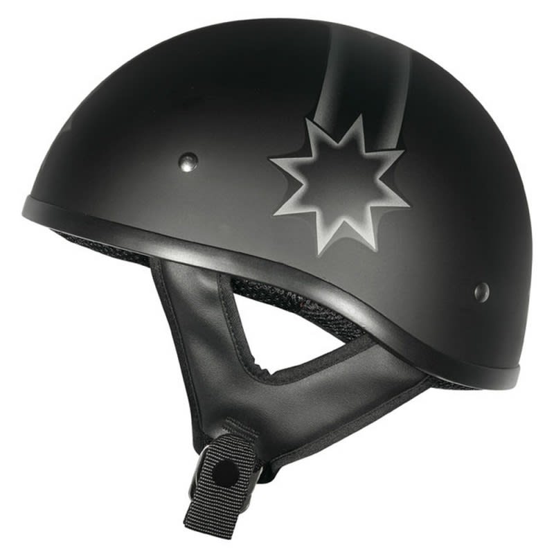 M2R Rebel Shorty Helmet Last Stand PC-5F - Black
