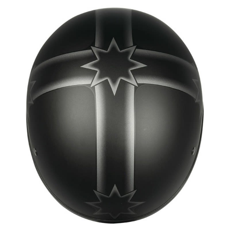 M2R Rebel Shorty Helmet Last Stand PC-5F - Black