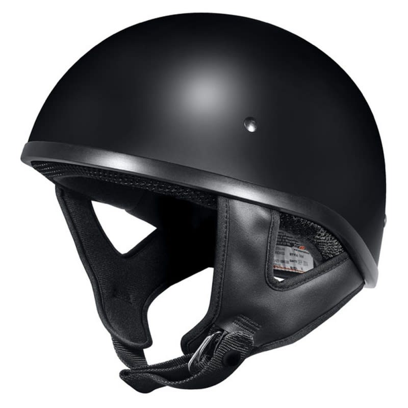 M2R Rebel Shorty Helmet Semi-Flat Black
