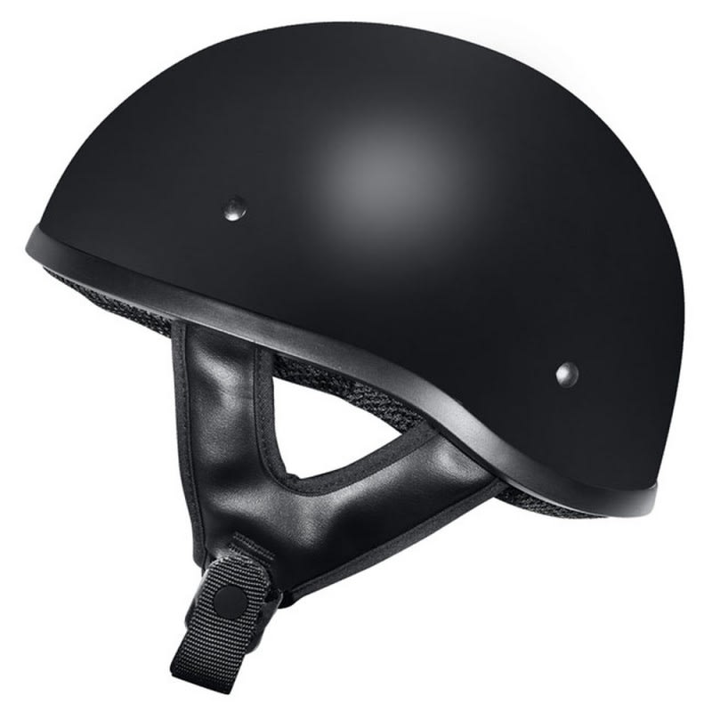 M2R Rebel Shorty Helmet Semi-Flat Black