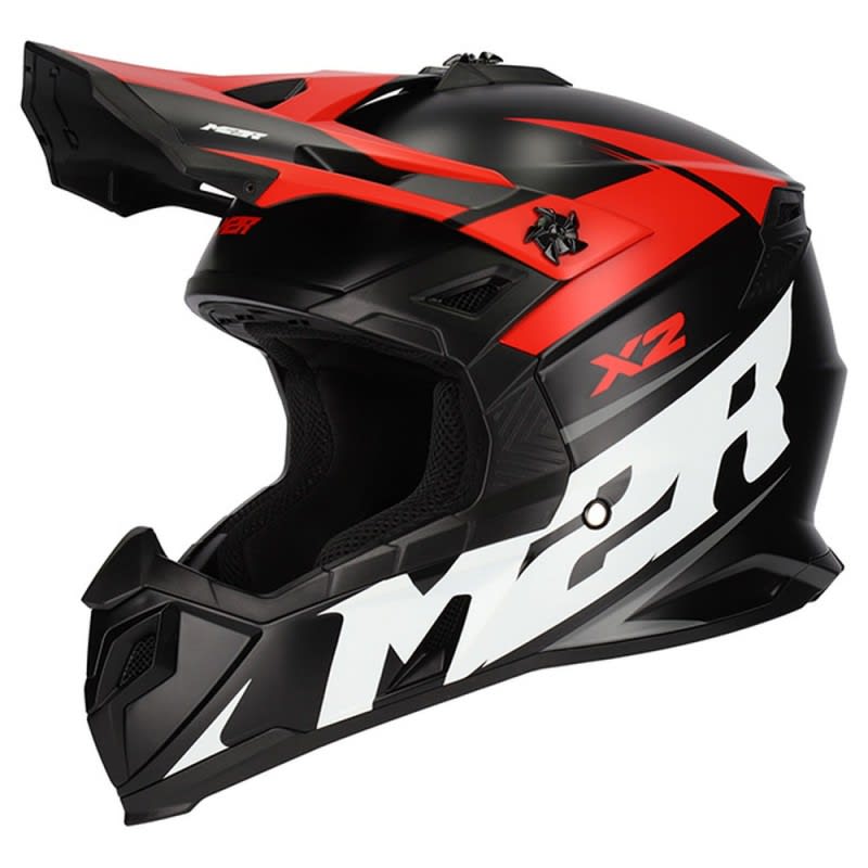M2R X2 Helmet Charger PC-1F - Black/Red