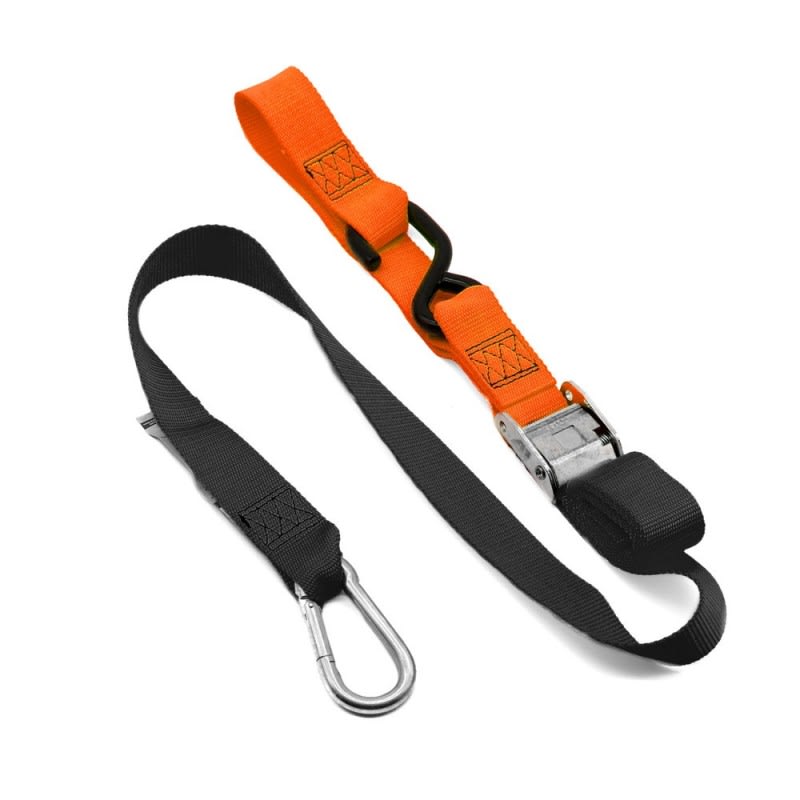 Kustom MX Tie Down 38mm Snap Hook Black/Orange