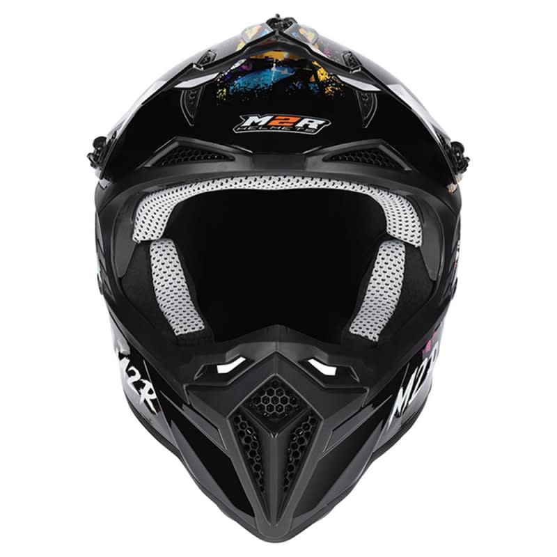 M2R X2.1 Youth Helmet Emoji PC-10 - Black