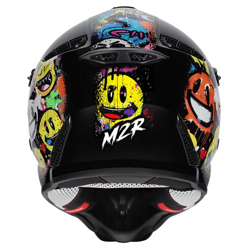 M2R X2.1 Youth Helmet Emoji PC-10 - Black