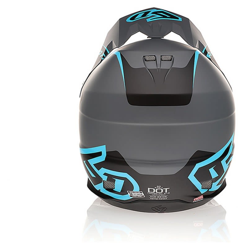 6D ATR-1 Helmet Stealth - Cyan
