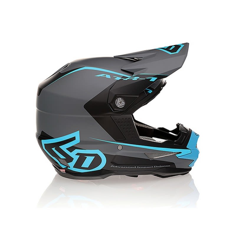 6D ATR-1 Helmet Stealth - Cyan