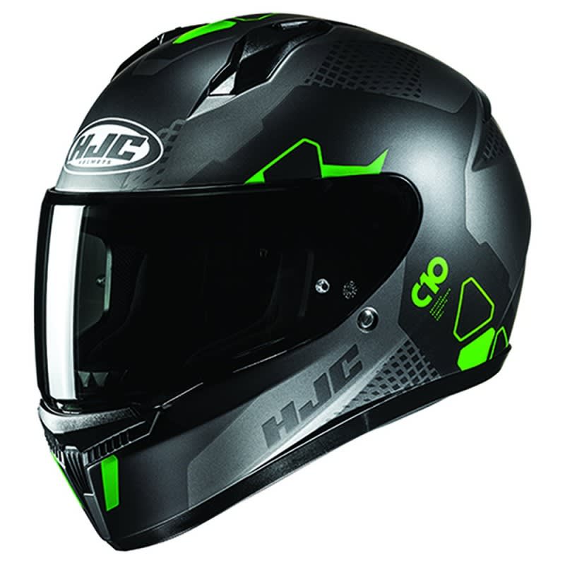 HJC C10 Helmet Aspa MC-4SF- Black/Green