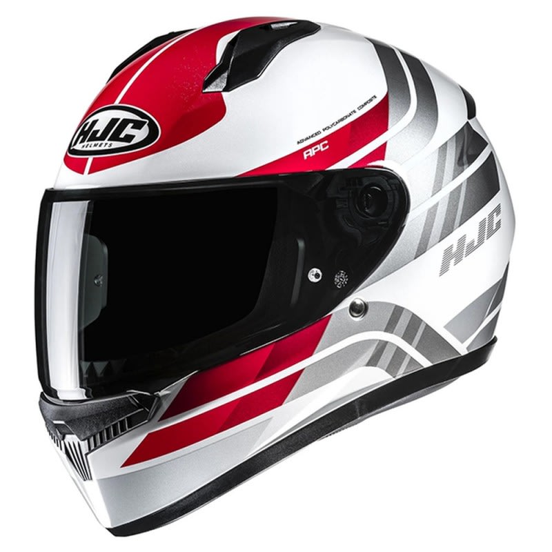 HJC C10 Helmet Hiper MC-1 - White/Red