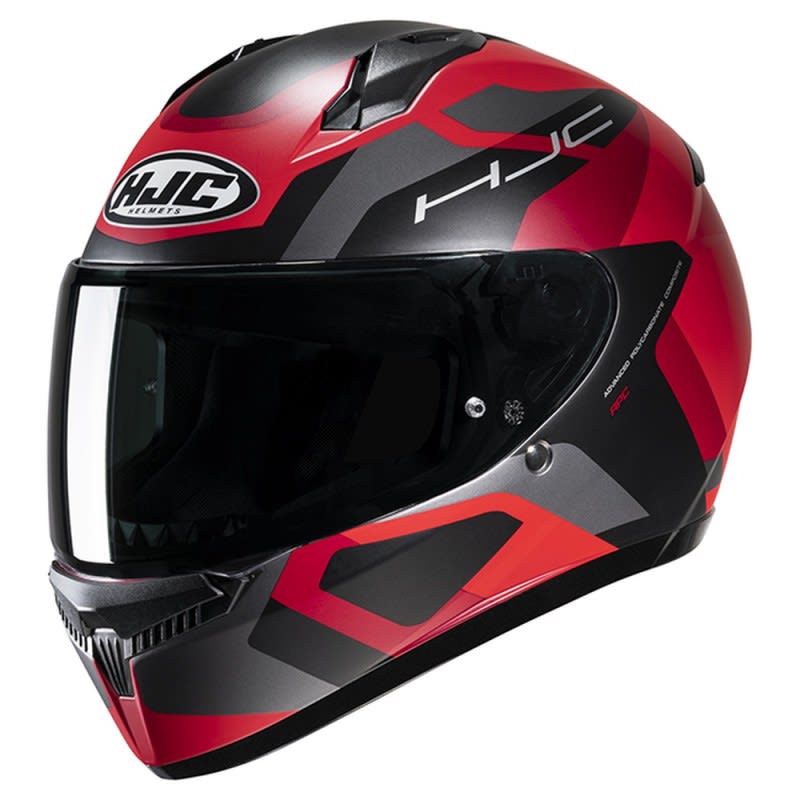 HJC C10 Helmet Tins MC-1SF - Black/Red