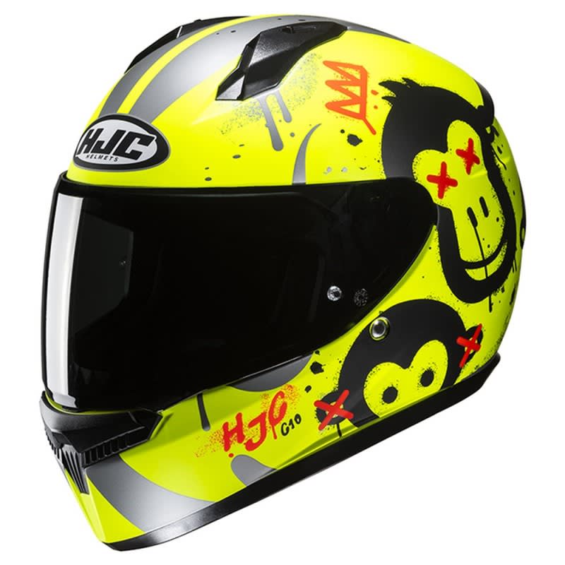 HJC C10 Youth Helmet Geti MC-3HSF - Yellow/Black