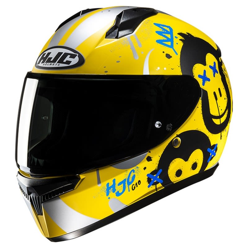 HJC C10 Youth Helmet Geti MC-3SF - Yellow/Black
