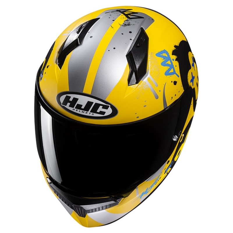 HJC C10 Youth Helmet Geti MC-3SF - Yellow/Black