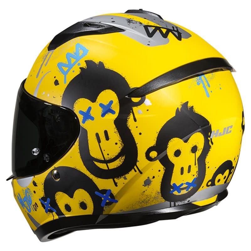 HJC C10 Youth Helmet Geti MC-3SF - Yellow/Black