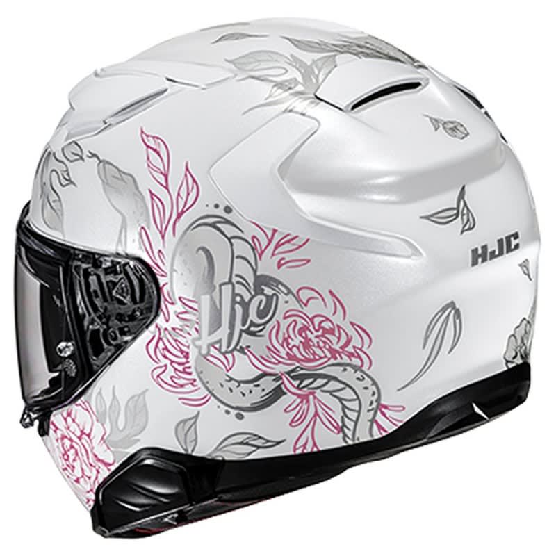 HJC F71 Helmet Eliz MC-8 - Silver/Pink