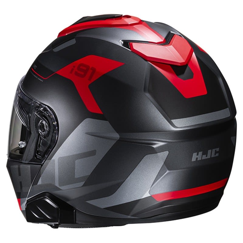 HJC I91 Helmet Carst MC-1SF - Black/Red