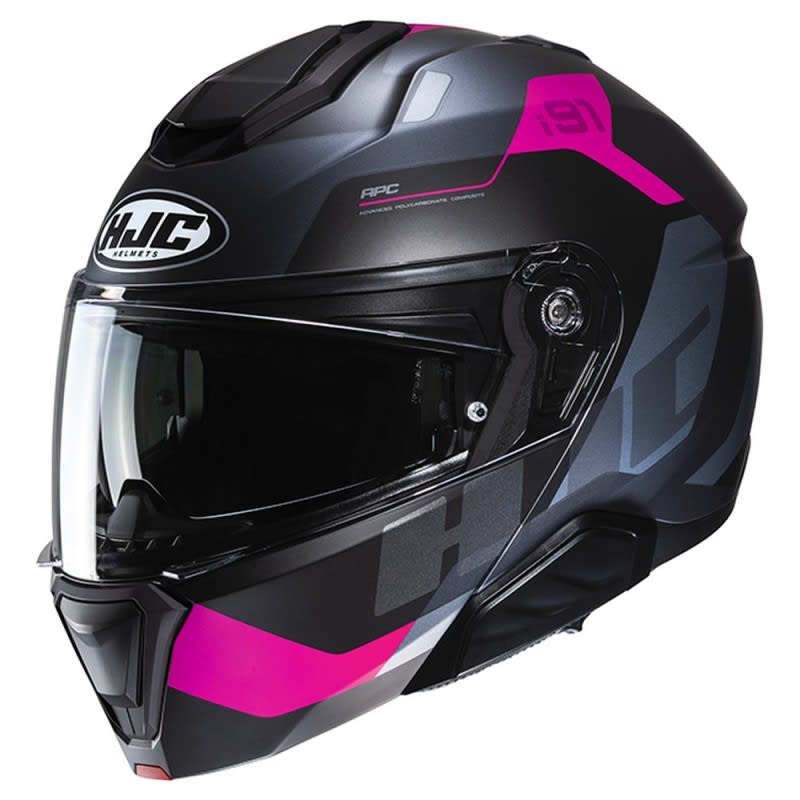 HJC I91 Helmet Carst MC-8SF - Black/Pink
