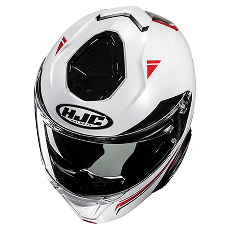 HJC I91 Helmet Tricus MC-1 - White/Red