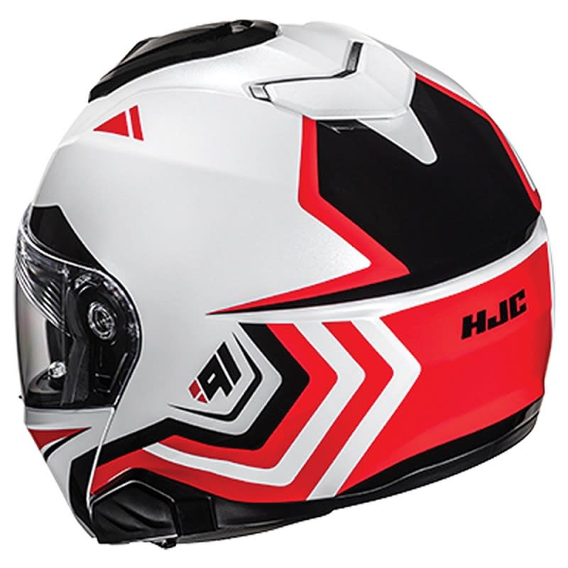 HJC I91 Helmet Tricus MC-1 - White/Red
