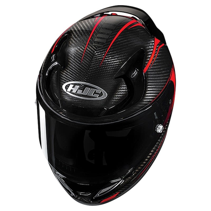 HJC Rpha 12 Carbon Helmet Keres MC-1 - Black/Red