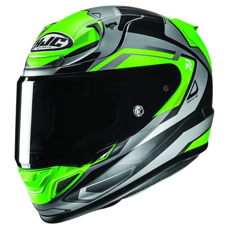 HJC Rpha 12 Helmet Brels MC-4HSF - Green/Grey