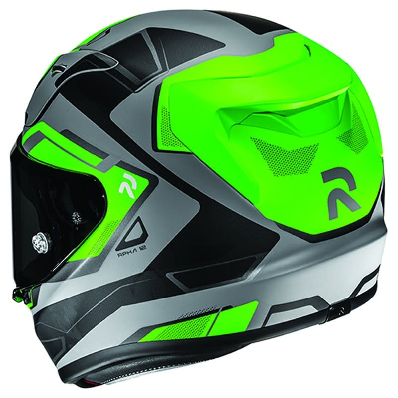 HJC Rpha 12 Helmet Brels MC-4HSF - Green/Grey
