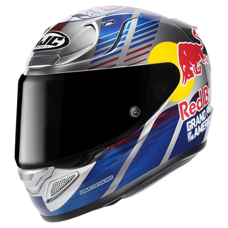 HJC Rpha 12 Helmet Red Bull Austin MC-21 - White/Black/Blue