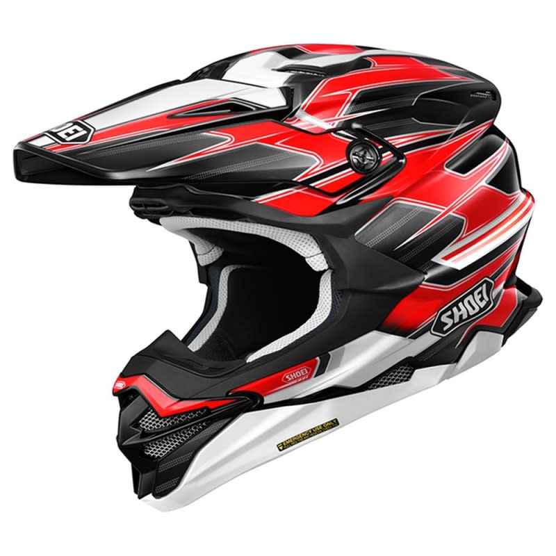 Shoei VFX-WR06 Helmet Sparkle TC-1 - Black/Red