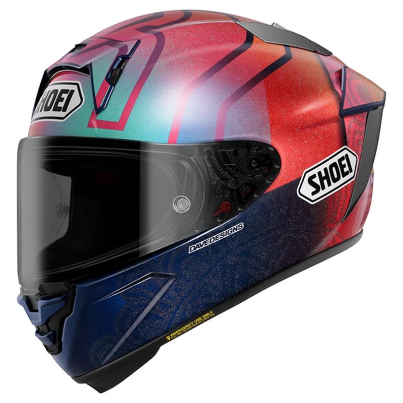 Shoei X-SPR Pro Helmet Marquez Holi TC-1 - Red/Blue