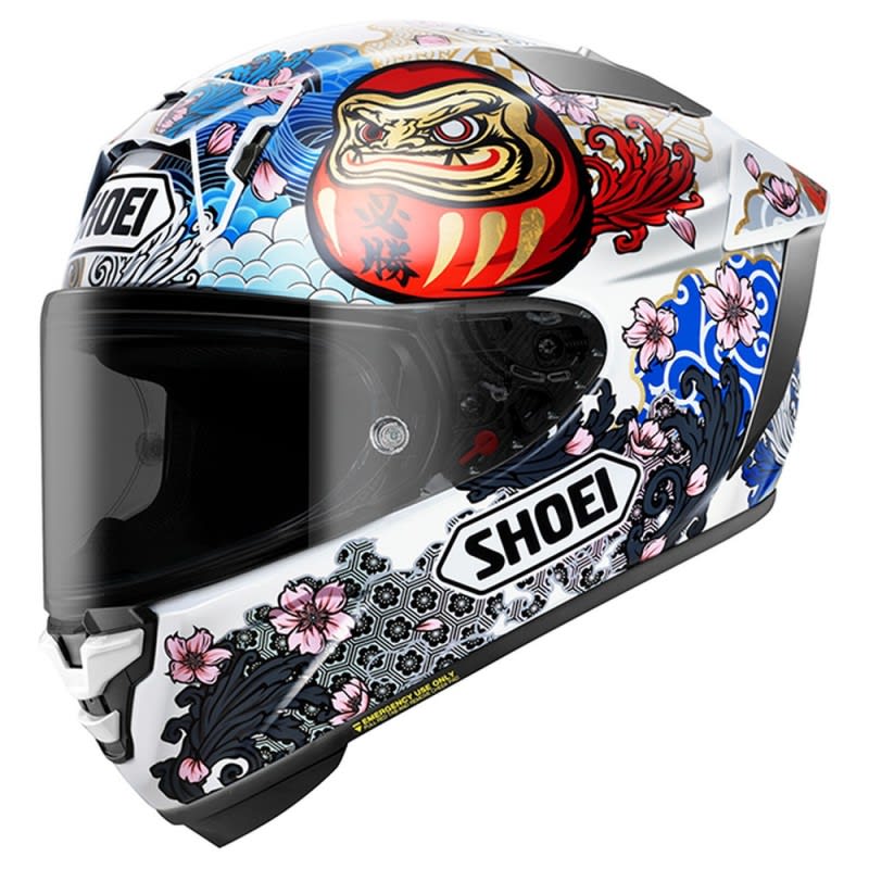 Shoei X-SPR Pro Helmet Marquez Motegi 5 TC-6 - White